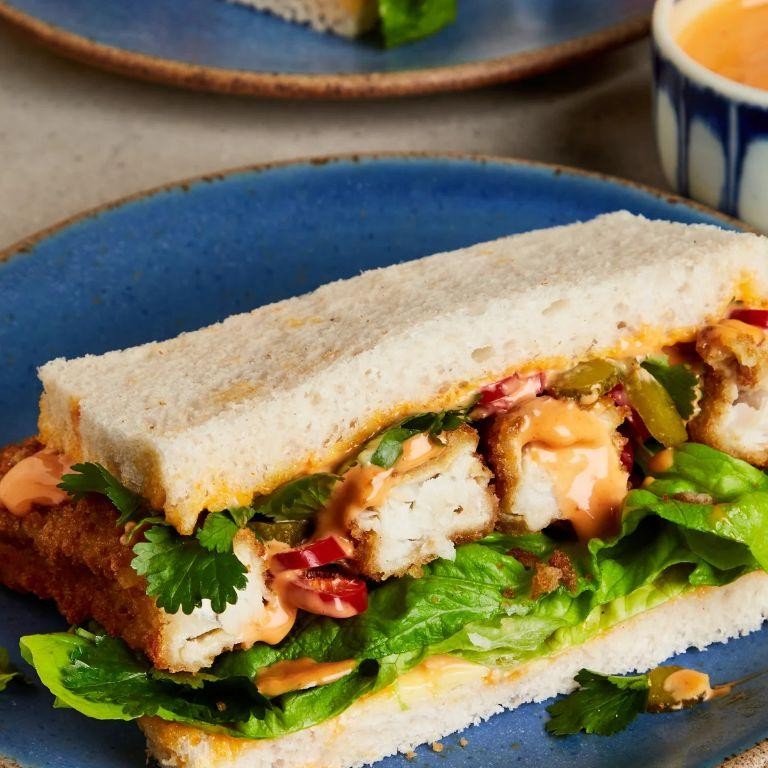 Spicy Sriracha Mayo Fish Sandwich