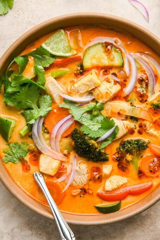 Spicy Thai Coconut Gluten-Free Soup
