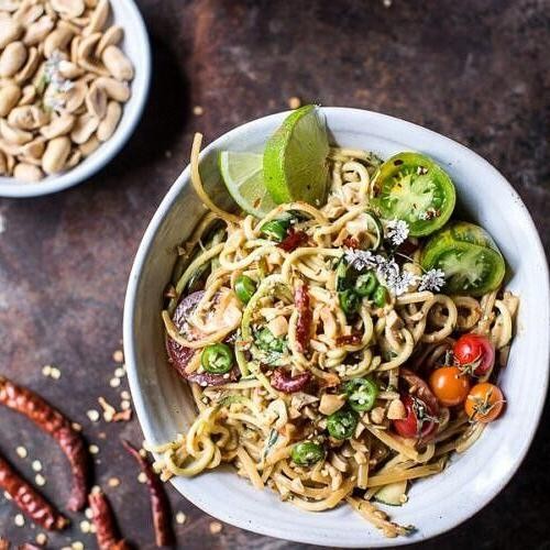 Spicy Zucchini Pasta with Chili Flakes