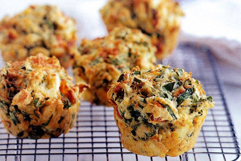 Spinach and Feta Cheese Muffins