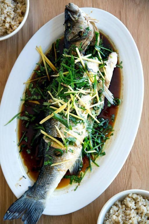 Steamed Cantonese Whole Fish with Soy and Ginger