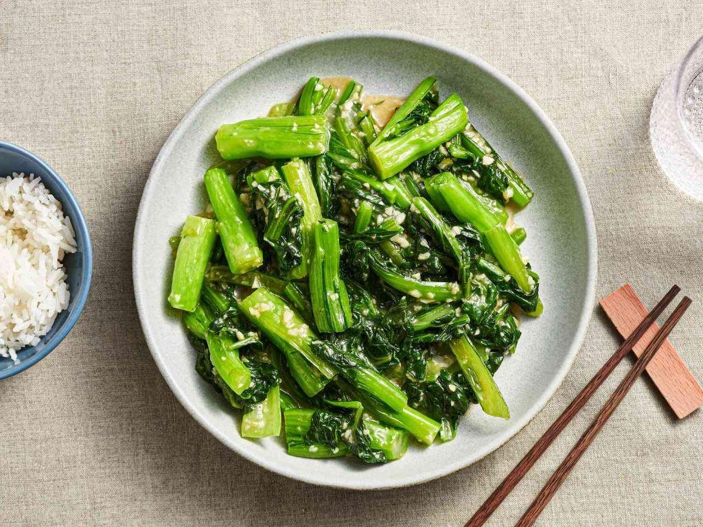Stir-Fried Cantonese Greens with Garlic