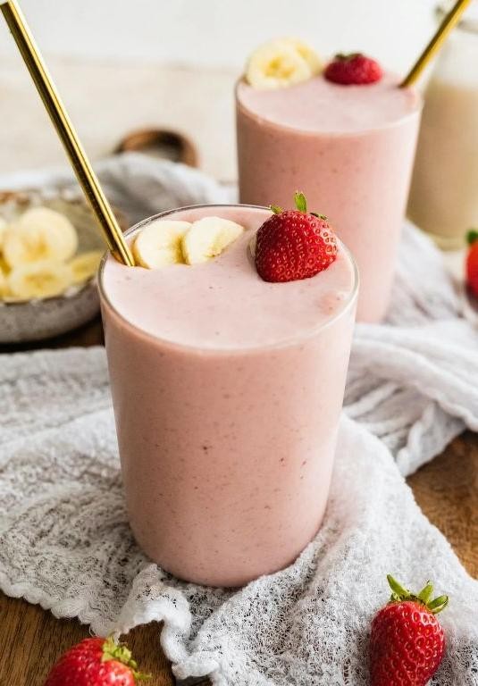 Strawberry Banana Protein Shake