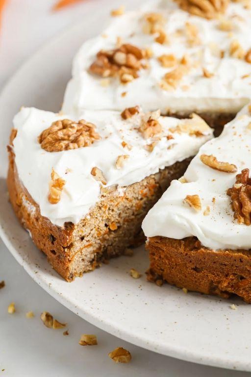 Sugar-Free Carrot Cake with Cream Cheese Frosting