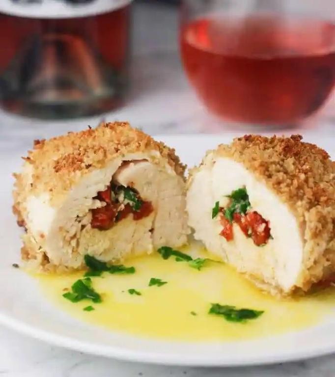 Sun-Dried Tomato Chicken Kiev