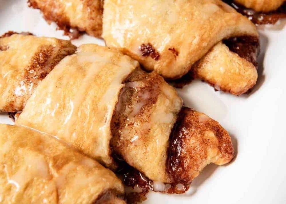 Sweet Cinnamon Sugar Crescent Rolls