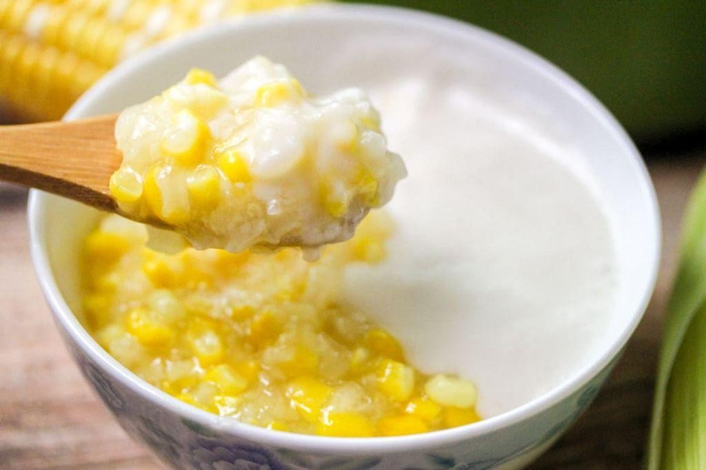 Sweet Corn and Coconut Sweet Appam