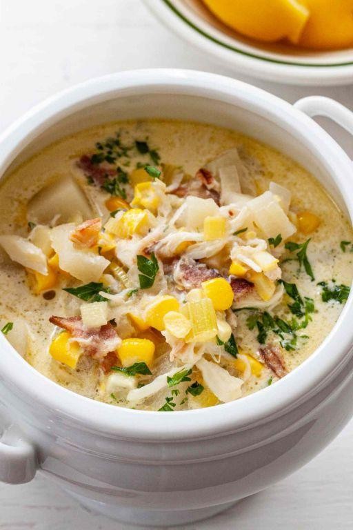 Sweet Corn and Crab Chowder