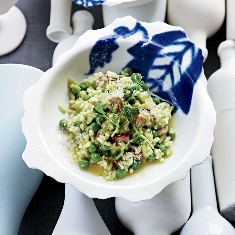 Sweet Pea and Bacon Risotto