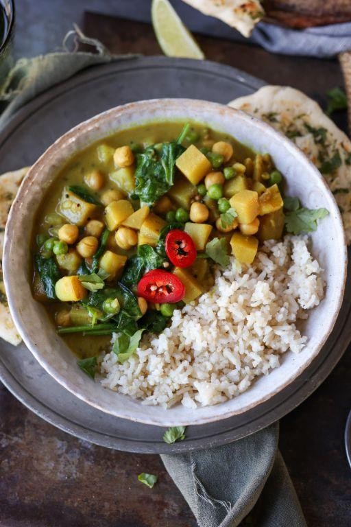 Sweet Pea and Potato Curry