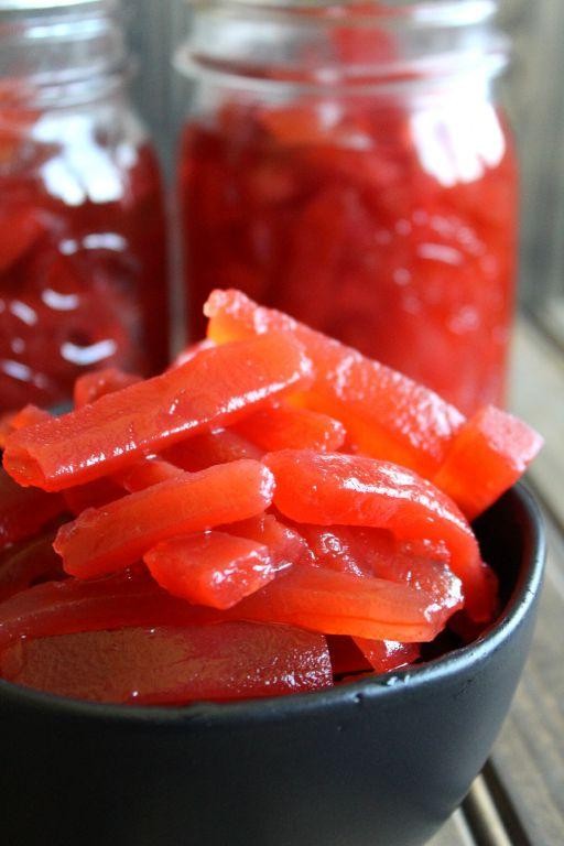 Sweet Pickled Cucumbers with Cinnamon and Cloves