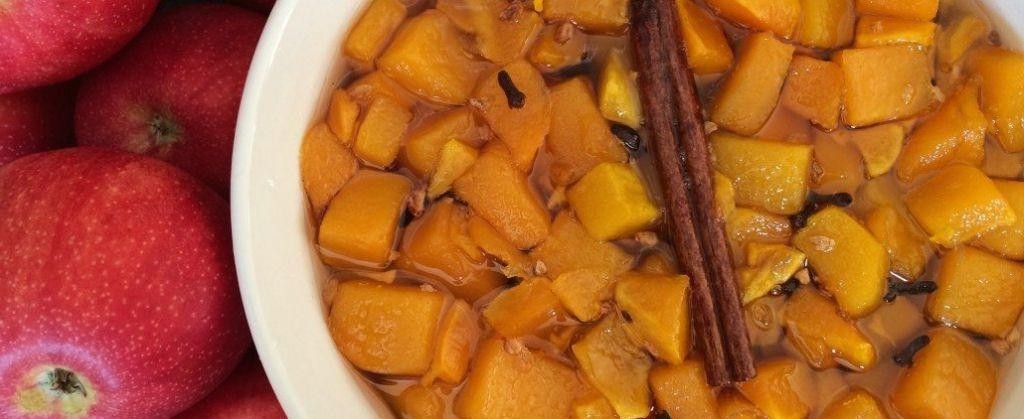 Sweet Pickled Squash with Cinnamon and Cloves