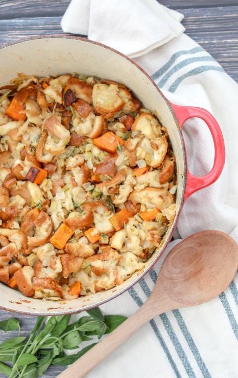 Sweet Potato Stove Top Stuffing
