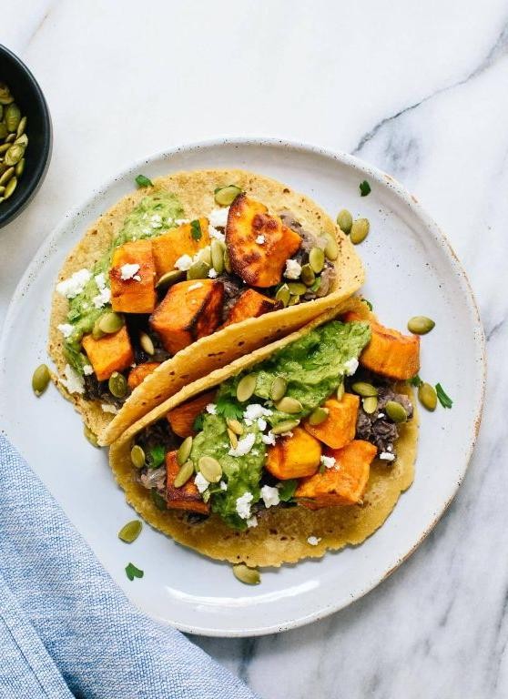 Sweet Potato and Black Bean Svelte Tacos