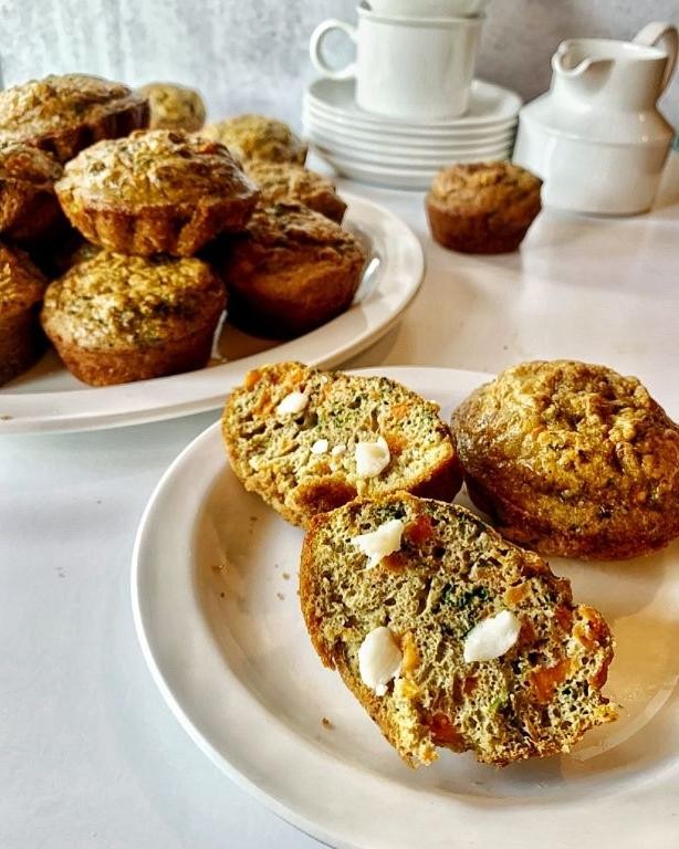 Sweet Potato and Kale Muffins