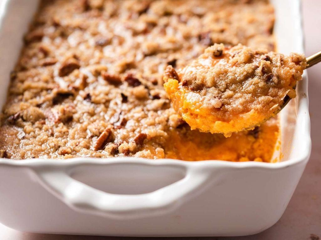 Sweet Potato and Pecan Casserole