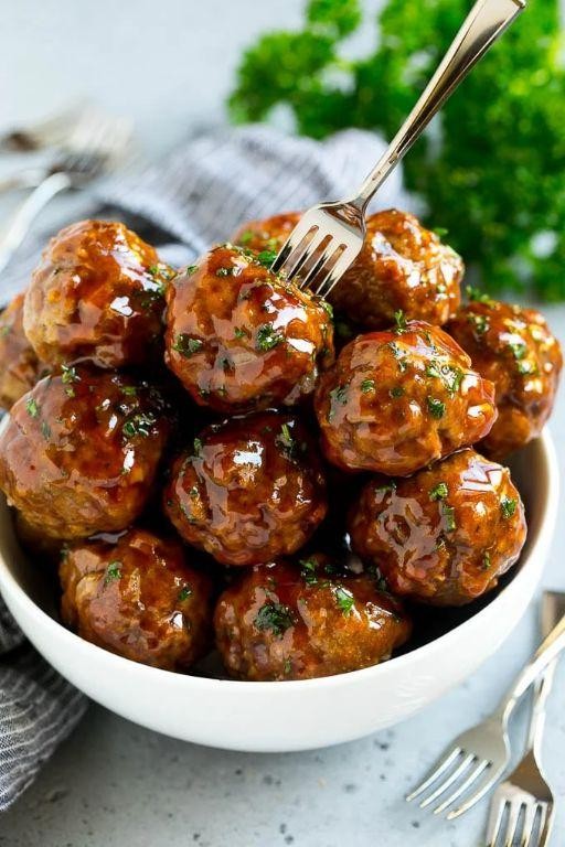 Sweet and Sour Crockpot Meatballs