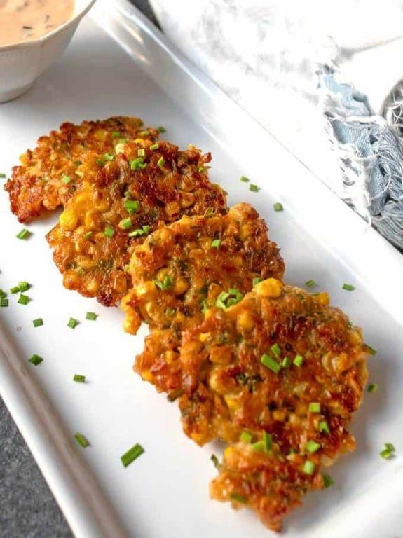 Sweet and Spicy Chipotle Corn Cakes