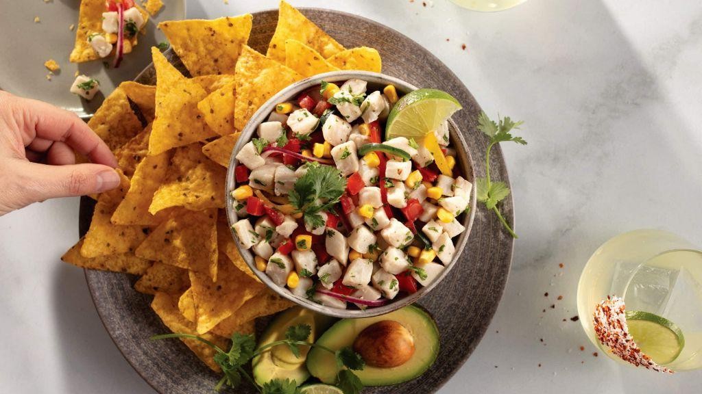 Swordfish Ceviche with Lime and Cilantro