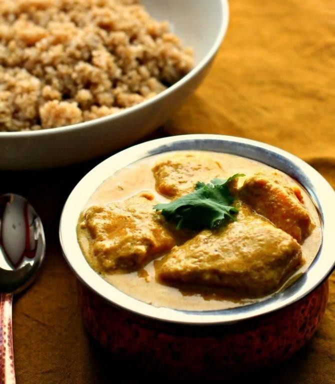 Swordfish Curry with Coconut Milk