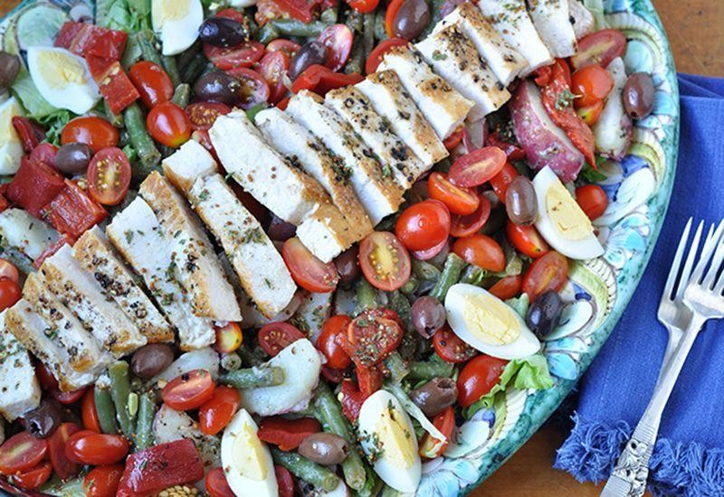 Swordfish Niçoise Salad