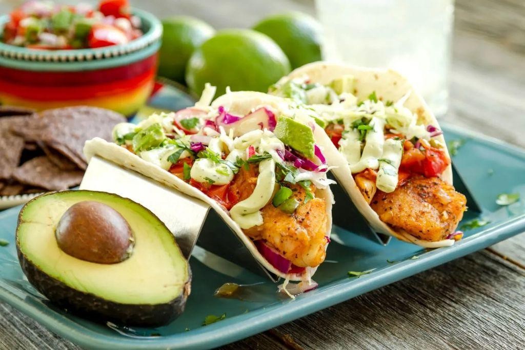 Swordfish Tacos with Avocado Crema