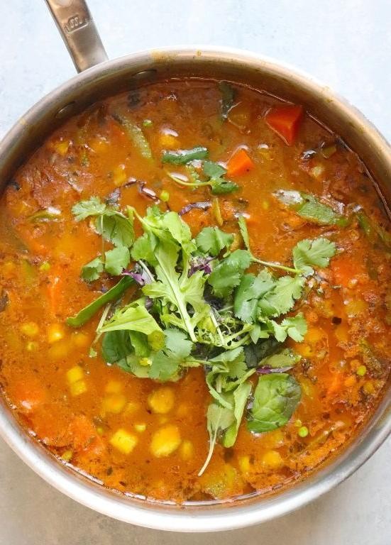 Tamarind and Jaggery Soup