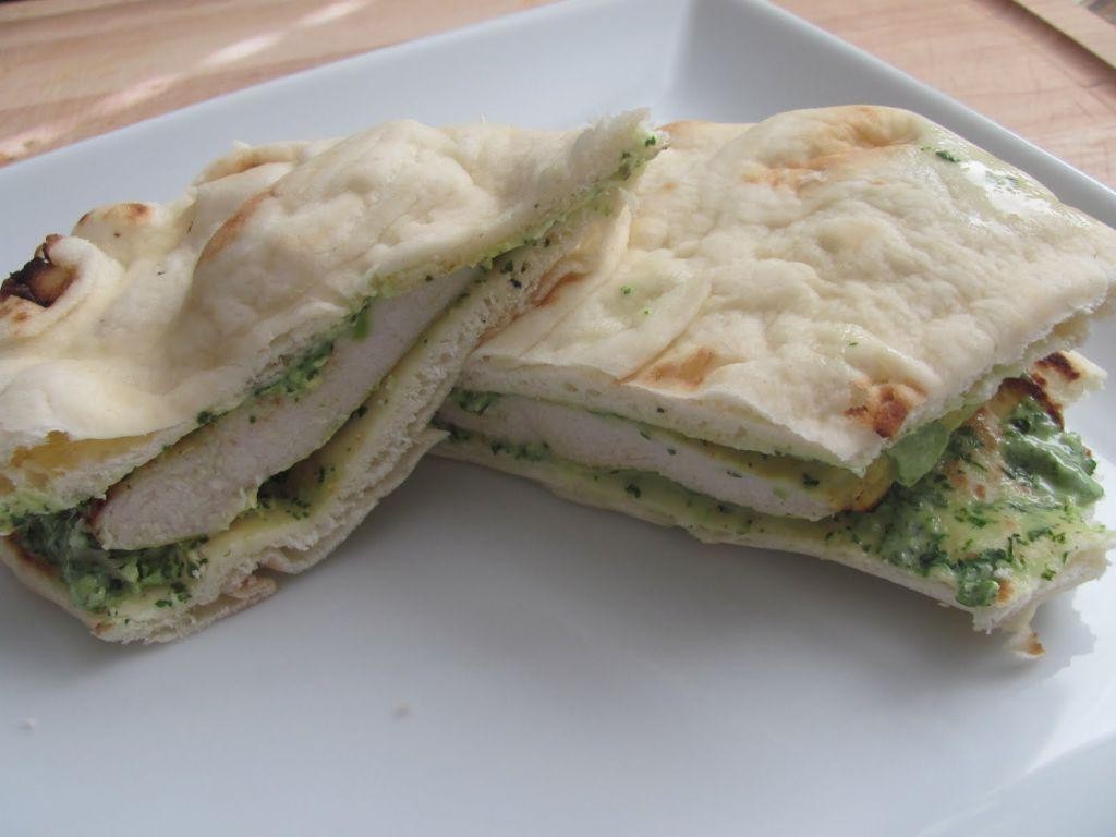 Tandoori Chicken Sandwich with Mint Mayo