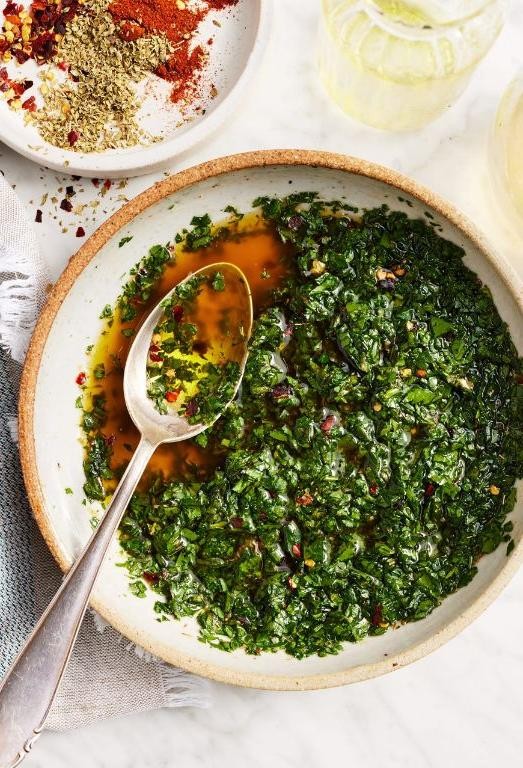 Tangy Chimichurri with Red Wine Vinegar