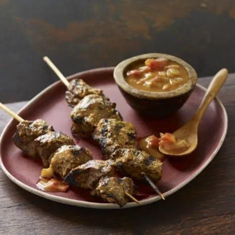 Tanzanian Yam and Beef Skewers