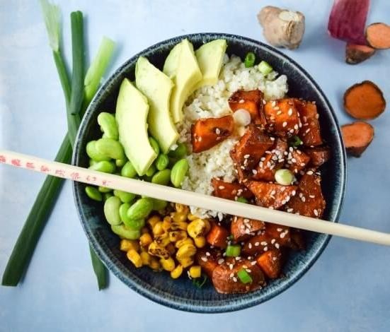 Teriyaki Cauliflower Rice Bowl