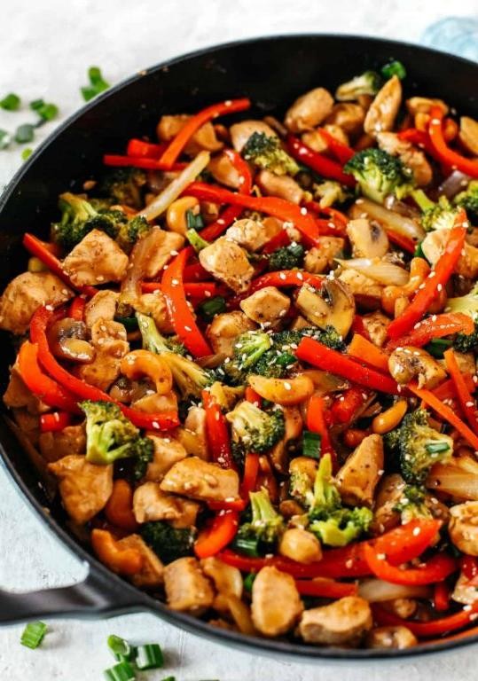Teriyaki Chicken Stir-Fry with Vegetables