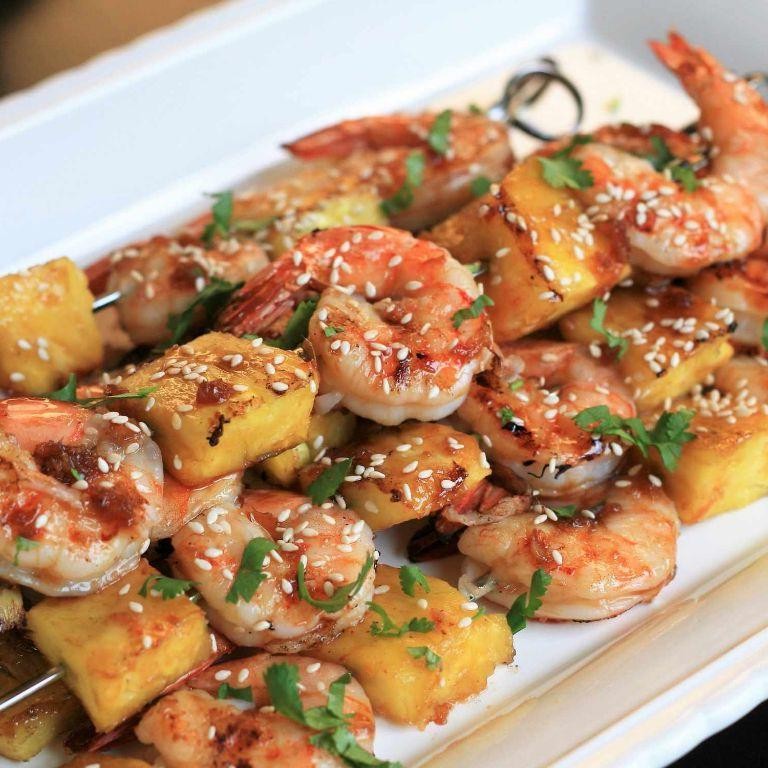 Teriyaki Frozen Shrimp Skewers
