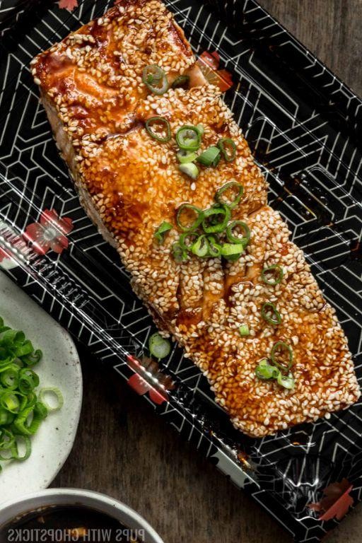 Teriyaki Salmon with Sesame Seeds