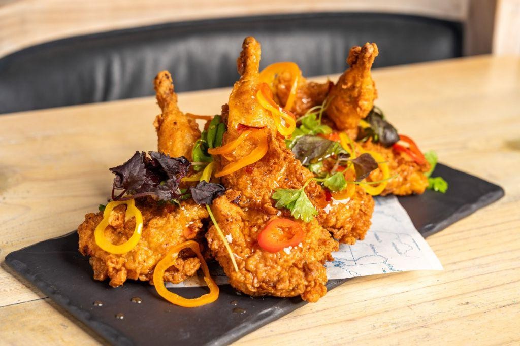 Thai Basil Fried Quail with Fish Sauce Drizzle