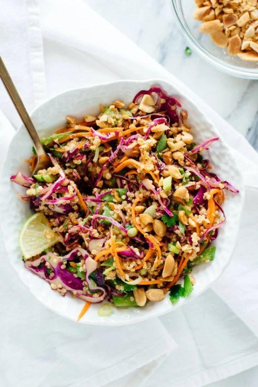 Thai Peanut Quinoa Bowl