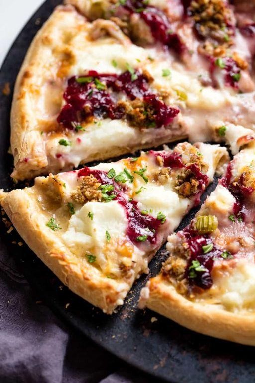 Thanksgiving Leftover Pizza