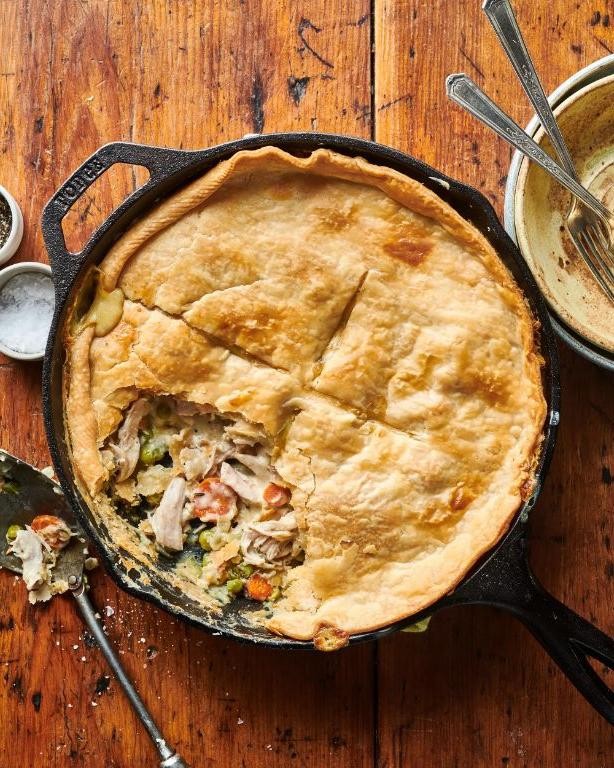 Thanksgiving Leftover Turkey Pot Pie
