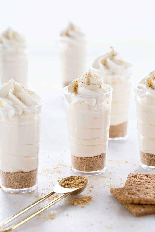 Tiramisu RumChata Pudding Shots