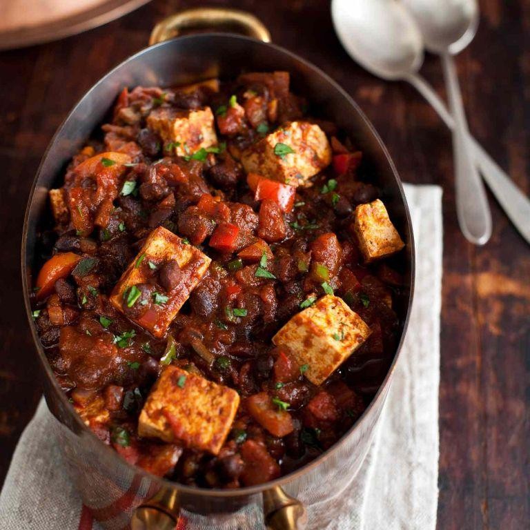 Tofu and Black Bean Chili