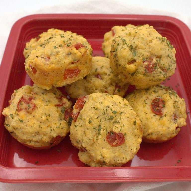Tomato and Basil Muffins