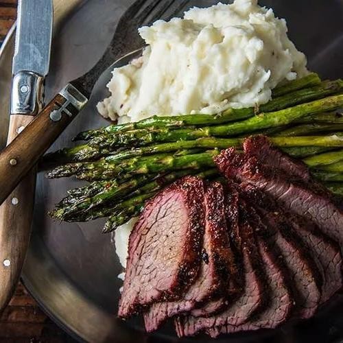 Tri Tip Roast with Garlic Mashed Potatoes