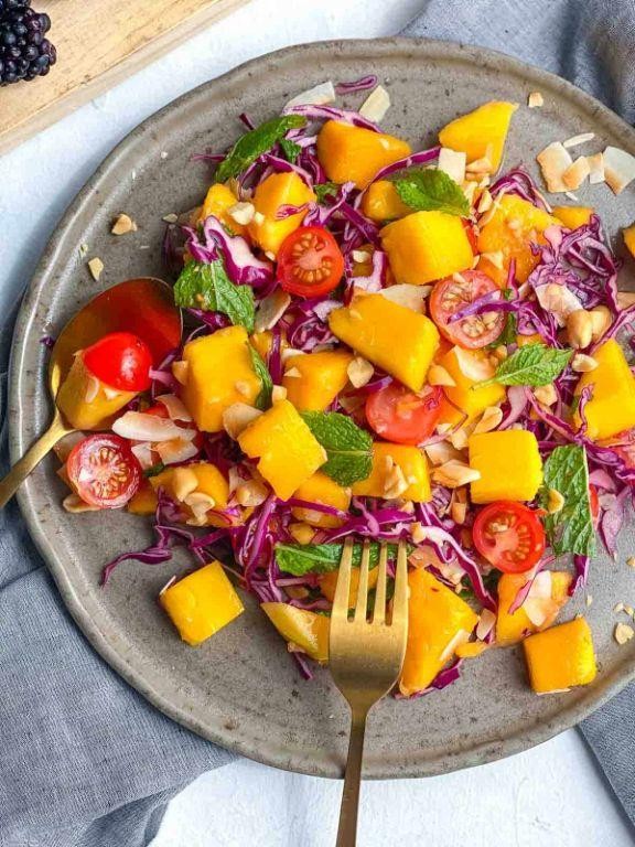 Tropical Coconut Mango Salad