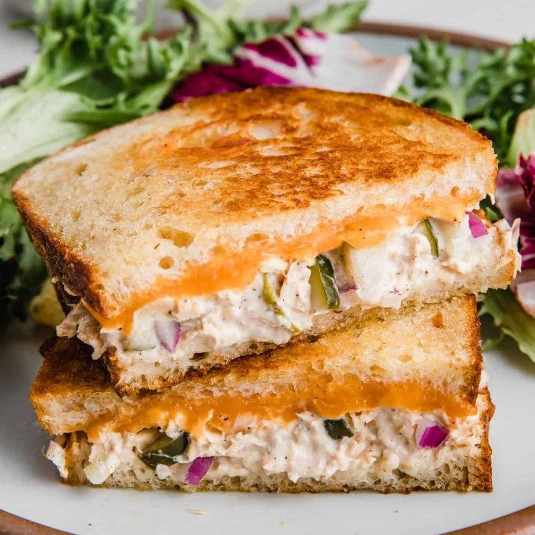 Tuna Melt on Rustic Sourdough