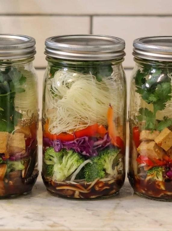 Tupperware Mason Jar Soups