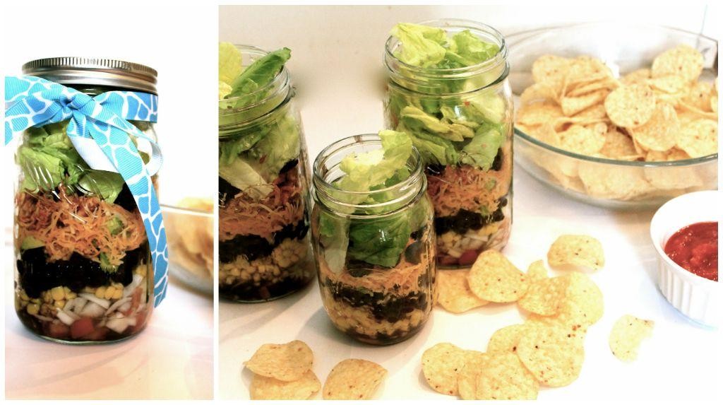 Tupperware Taco Salad in a Jar