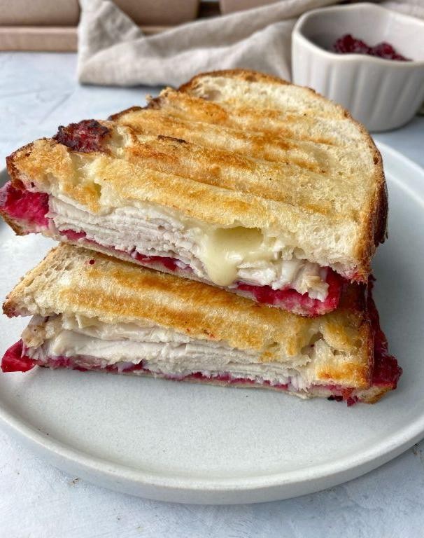 Turkey and Cranberry Sourdough Panini