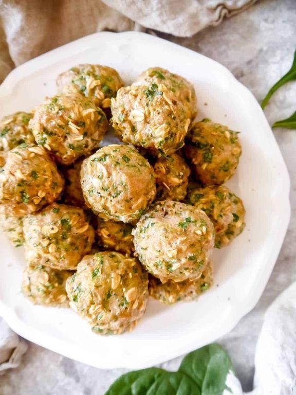 Turkey and Spinach Meatballs Svelte
