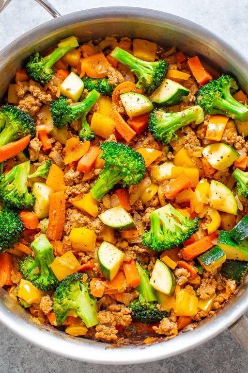 Turkey and Veggie Stir-Fry