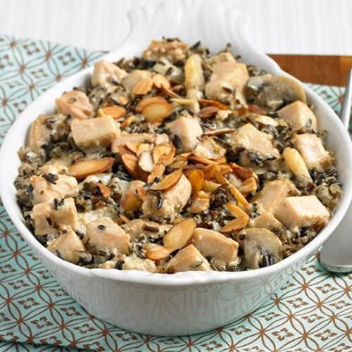 Turkey and wild rice casserole